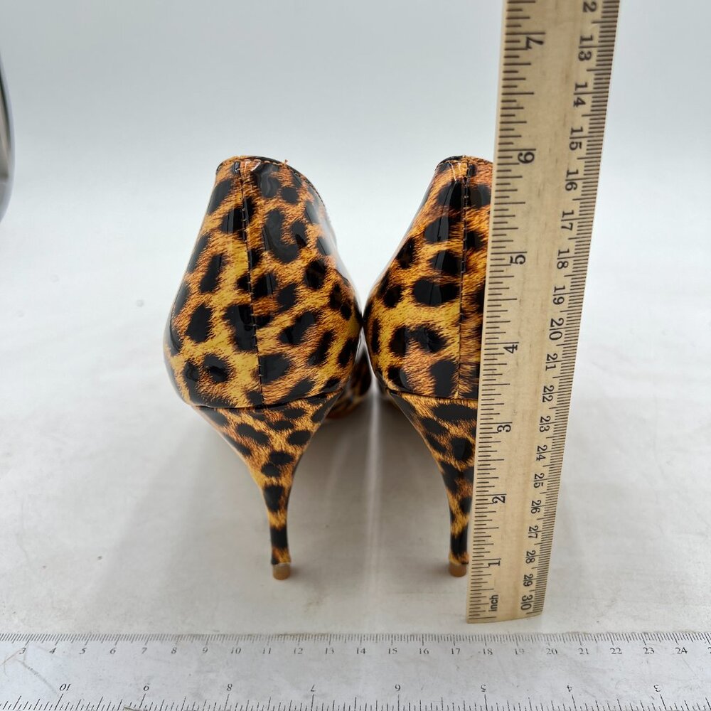 Ydn Leopard Print Pointed Toe Stiletto Heel Pumps… - image 5